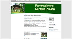 Desktop Screenshot of ferienwohnung-amann.de