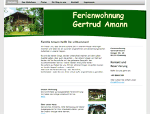 Tablet Screenshot of ferienwohnung-amann.de